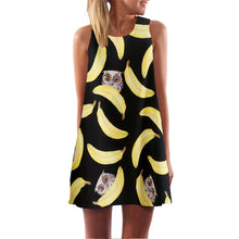 O-Neck Sleeveless Print Dress
