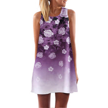 O-Neck Sleeveless Print Dress