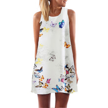 O-Neck Sleeveless Print Dress