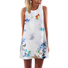 O-Neck Sleeveless Print Dress