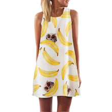 O-Neck Sleeveless Print Dress