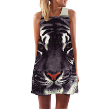 O-Neck Sleeveless Print Dress