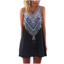 Vintage Print Women Dress