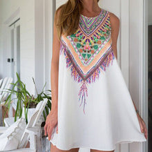 Vintage Print Women Dress