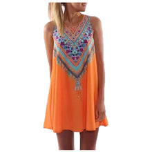 Vintage Print Women Dress