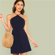 Backless Mini Dress