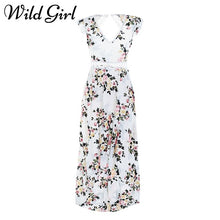 Deep V Neck Backless Dress